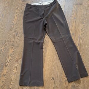 Tahari Women's Dark Brown Dress Pants